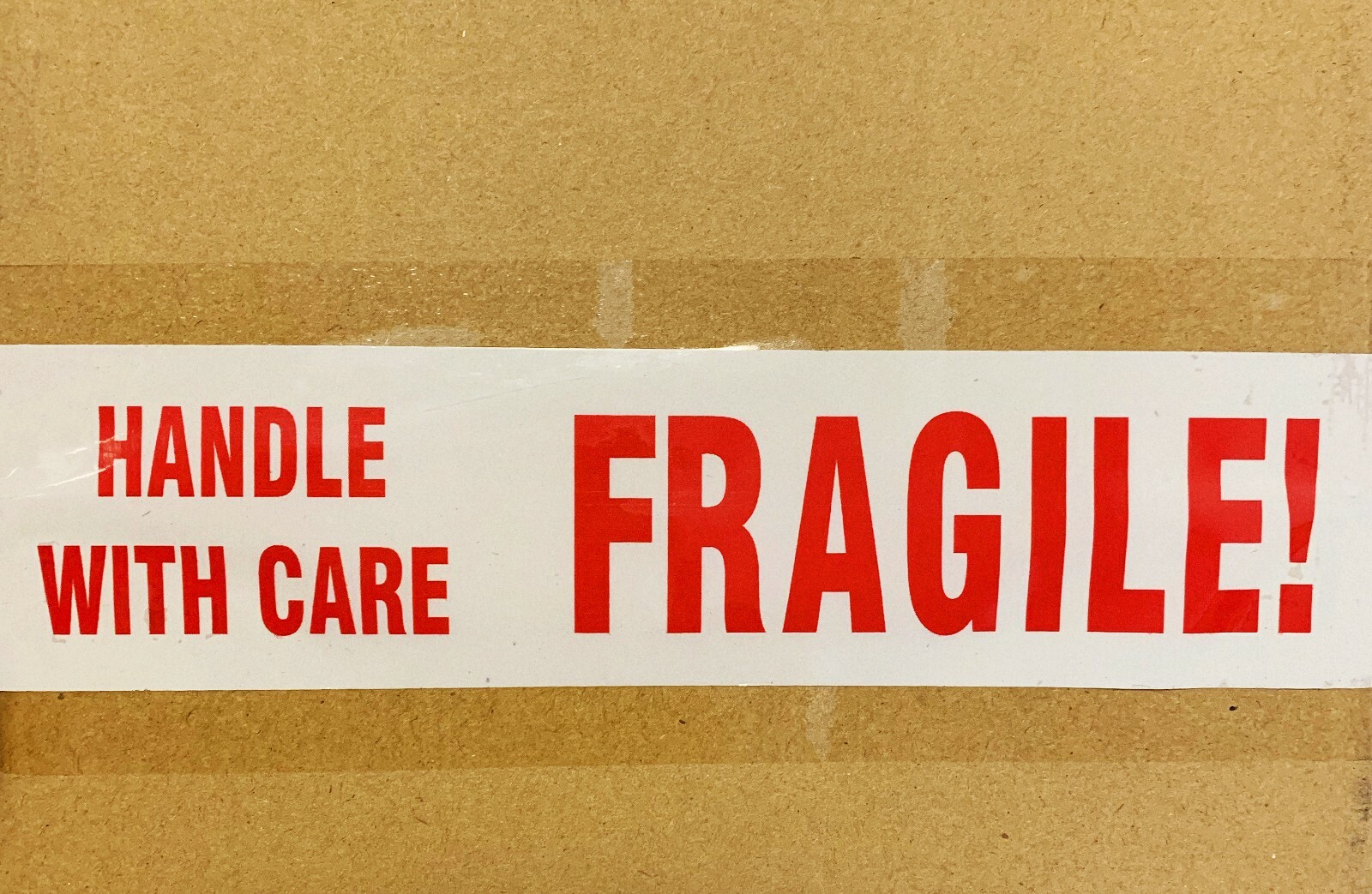 1-4-6-12-36-72 Rolls Fragile Handle With Care Carton Sealing Packing Tape 2×110