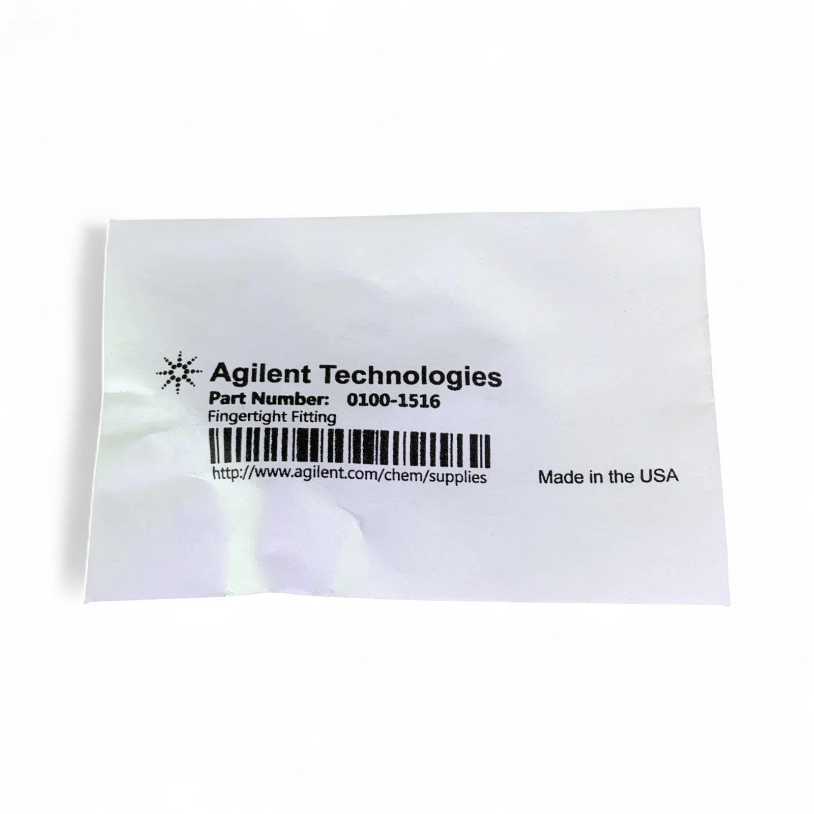 Agilent Technologies 0100-1516 Fingertight Fitting Lot of 3 NEW (Best Offer!)