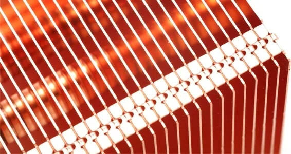 1.25 LBS Heavy Duty Pure Copper Heatsink Heat Transfer Zippered Fin 3.5x3x1.06″