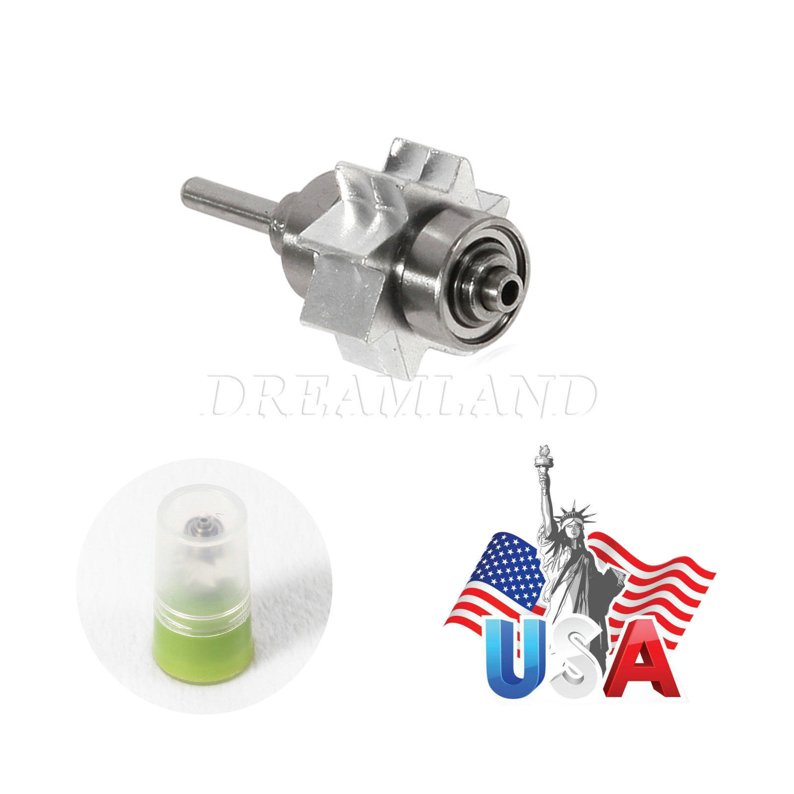 Dental Replaced Cartridge Turbine Rotor for Self-power LED High Speed Handpiece