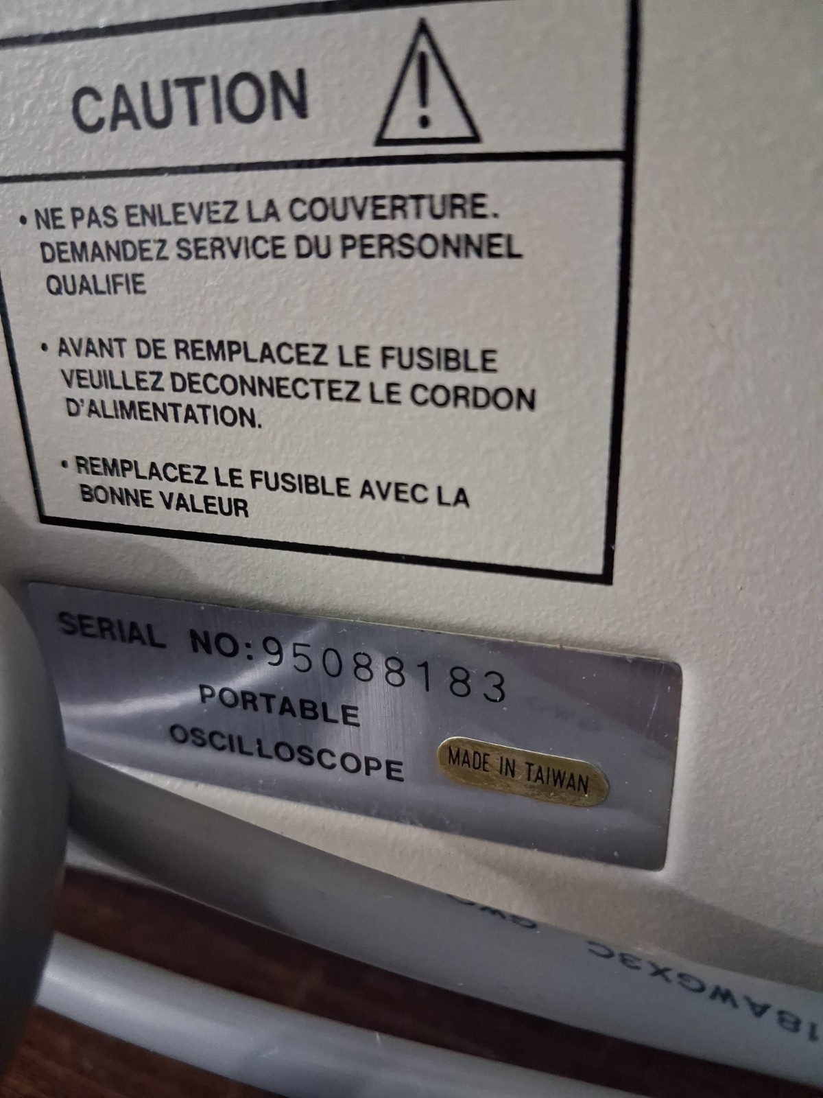 Pintek PS-205 Dual Trace 20 MHz Analog Oscilloscope