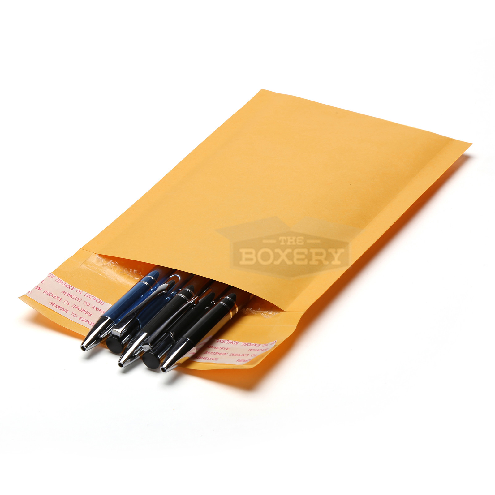 50 #000 Kraft Bubble Padded Envelopes Mailers 4 x 8 from TheBoxery