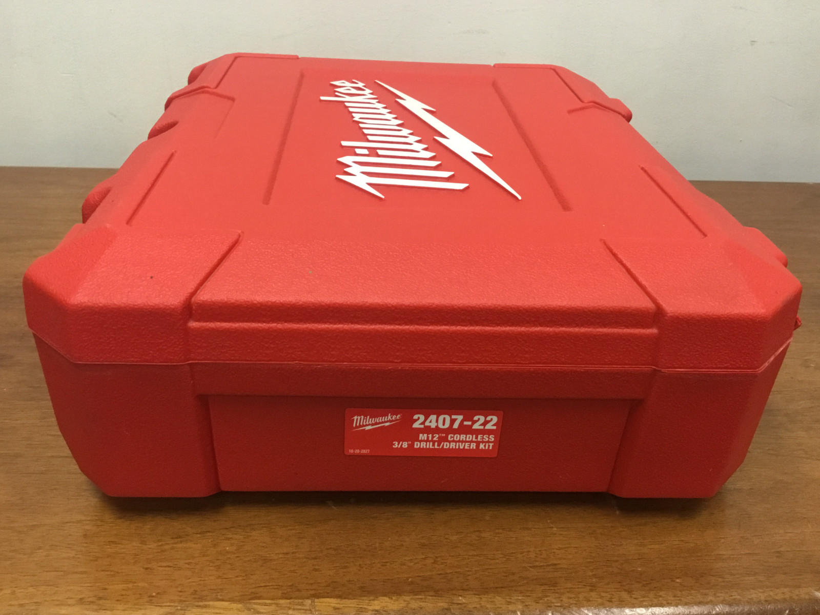 LOT OF (2) Milwaukee Case For – 2407-22 & 2801-22CT – Drill/Driver Kit