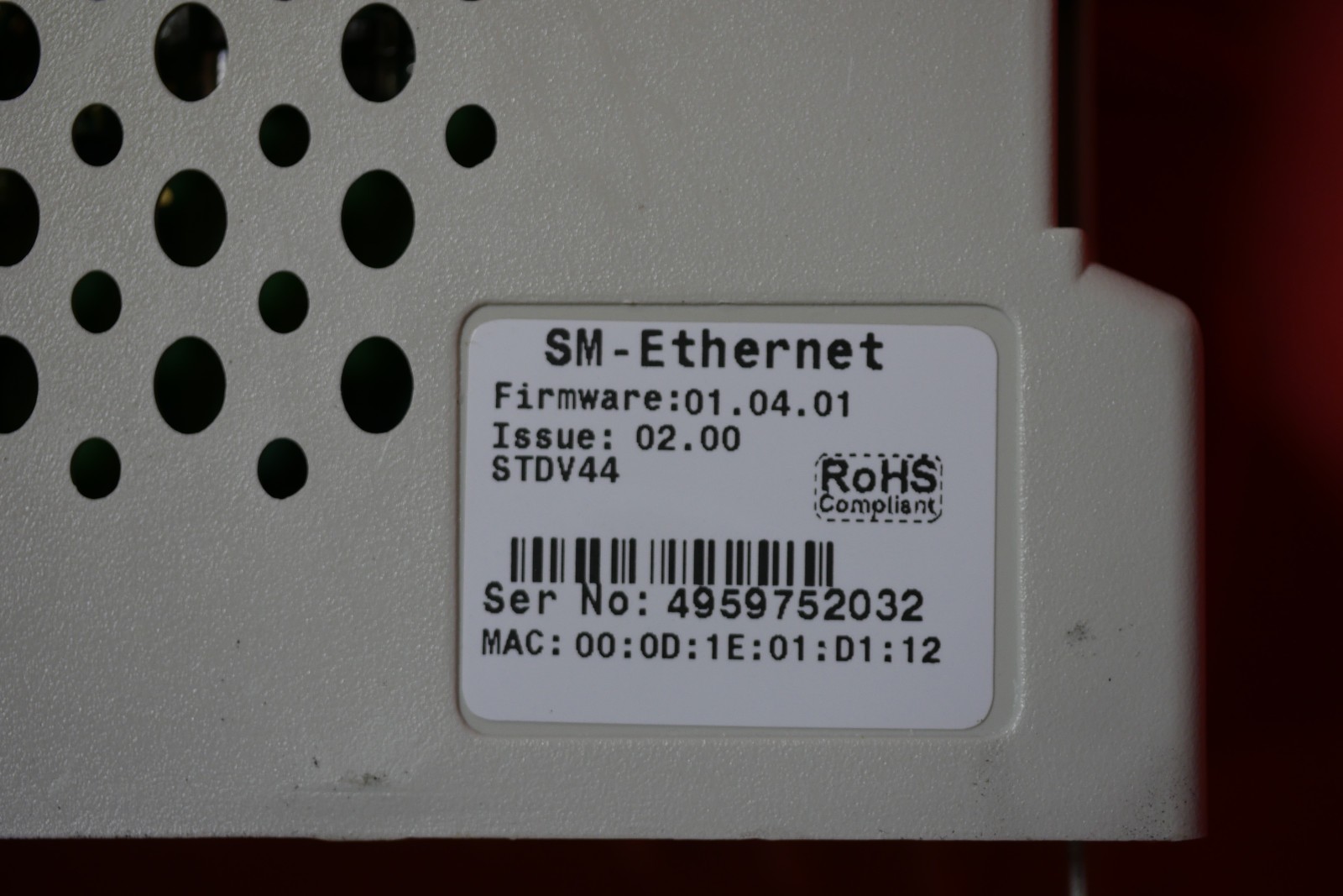 Control Techniques SP0402 Unidrive 3098-0006 0.55 + STDV44 EXCELLENT!!!