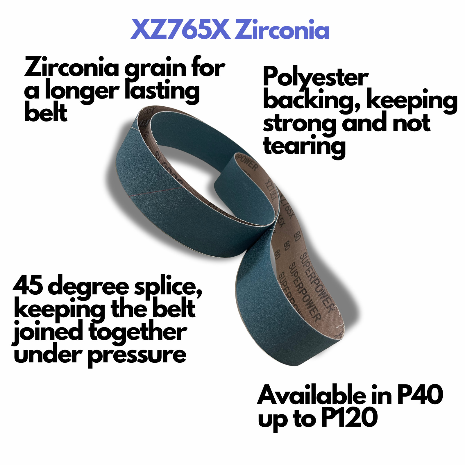 File Sanding Grinding Belts All Sizes All Grits All Grains 13mm to 20mm Widths