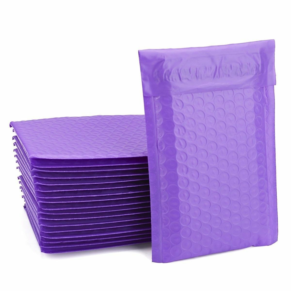 Mix Your Color 100 Poly Bubble Shipping Envelopes Mailers #000 Extra Wide 4″x8″