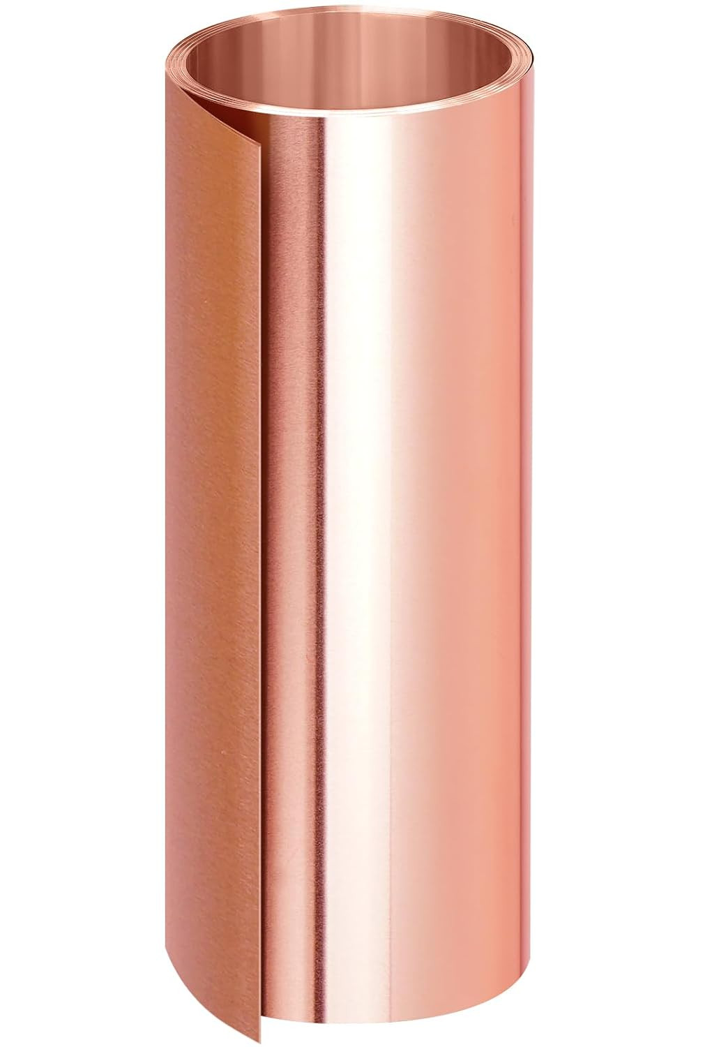 Copper Foil Sheet Roll, 6In X 5Ft Copper Sheet, 0.05Mm Copper Flashing for House