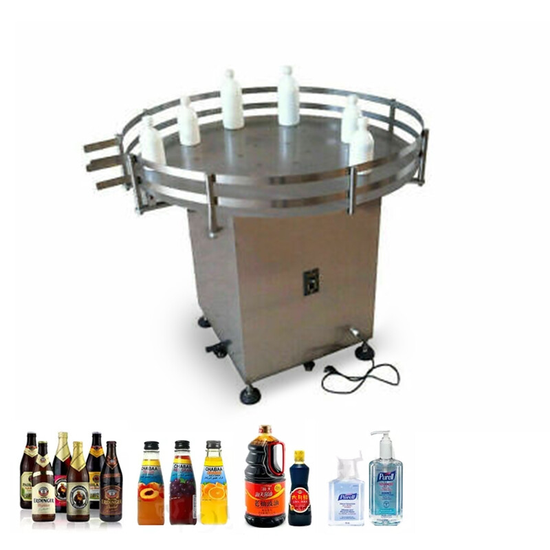 Round Bottle Unscramble Machine Turn Rotary Accumulation Table for Sorting