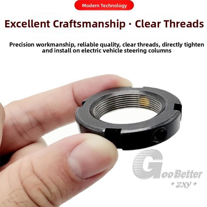 Select M6 – M200 R Type Precision Ball Screw Rod Locknut Retaining Castle Nut
