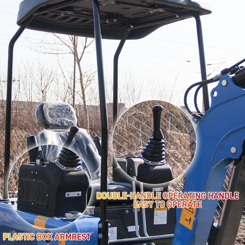 FREE SHIP 1.8Ton Mini Excavator 4000lb Digger KUBOTA Pilot Digger 7Attachment