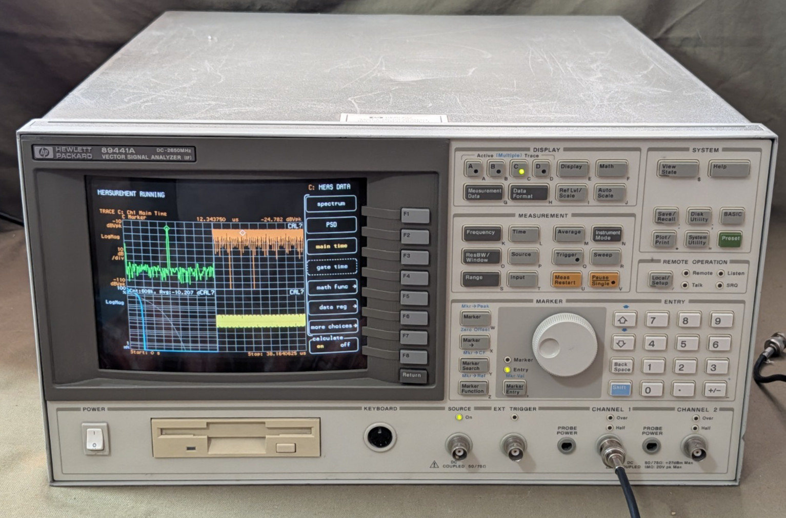 HP/Agilent 89441A Vector Signal Analyzer IF Unit DC-2.65 GHz in Good Working Cnd