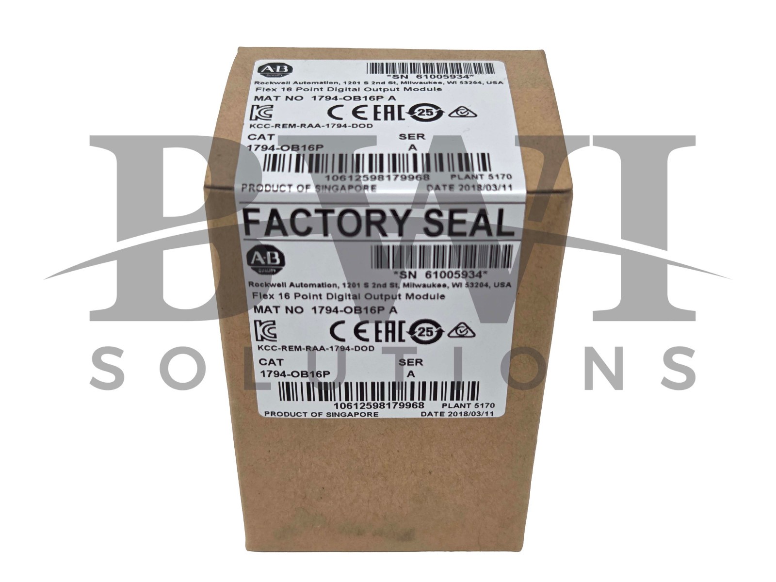 SEALED Allen Bradley 1794-OB16P /A Flex I/O 16PT Digital Output Module 1794OB16P