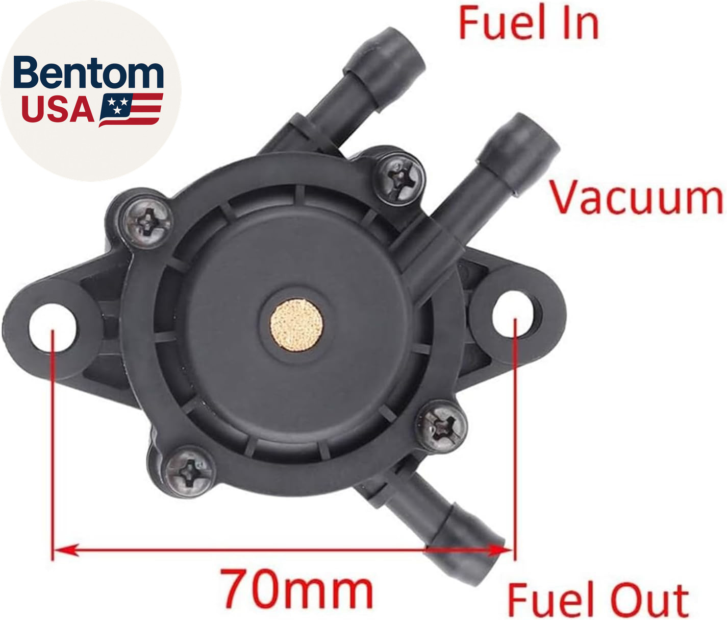 E120 Fuel Pump Compatible with John Deere E130 E140 E150 E160 E170 E180 Lawn Tra
