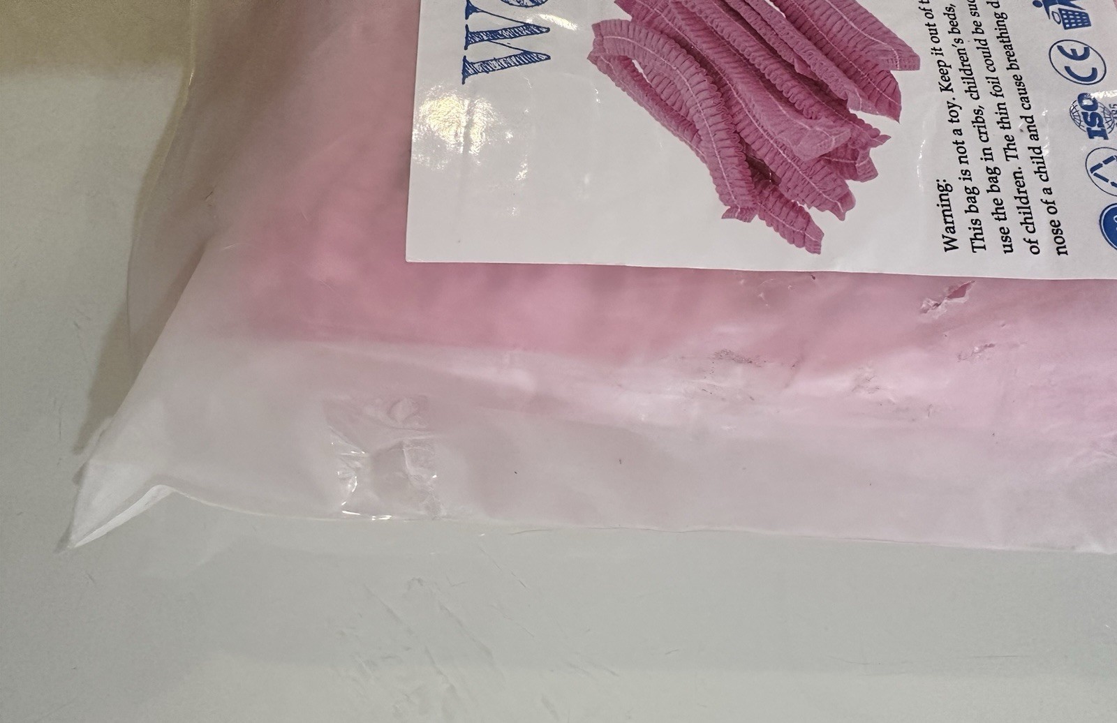 Wecolor One Size Fits All Disposable Stretch Caps Hairnet Food Service