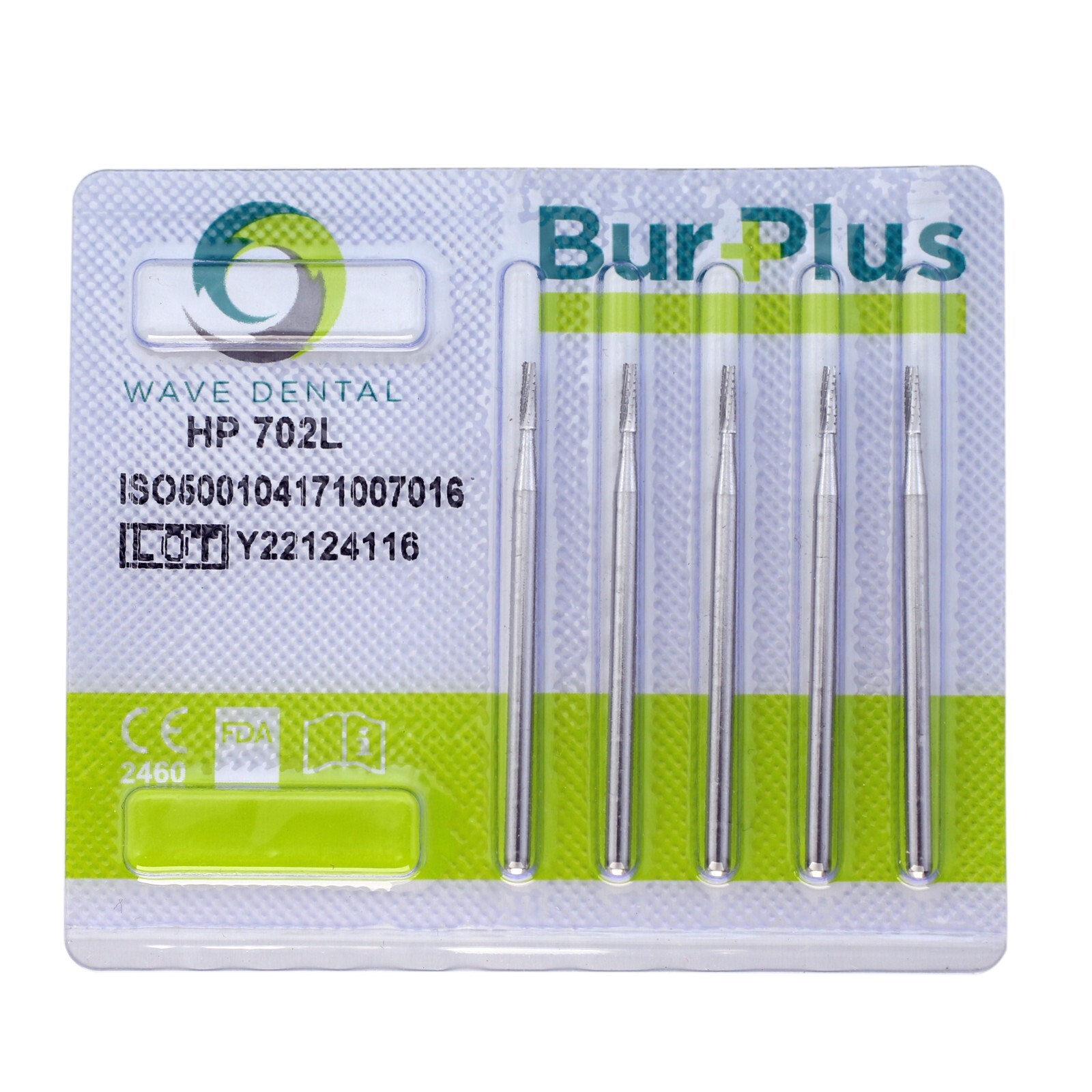 Wave Dental Surgical Burs 44.5mm For Straight Handpiece Carbide Round Fissure