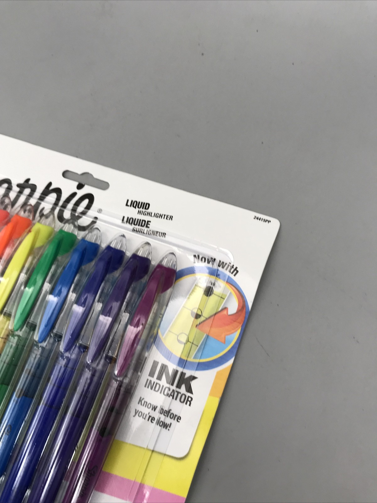 Sharpie Liquid Highlighters 10-Count Chisel Tip Assorted Colors 24415PP New
