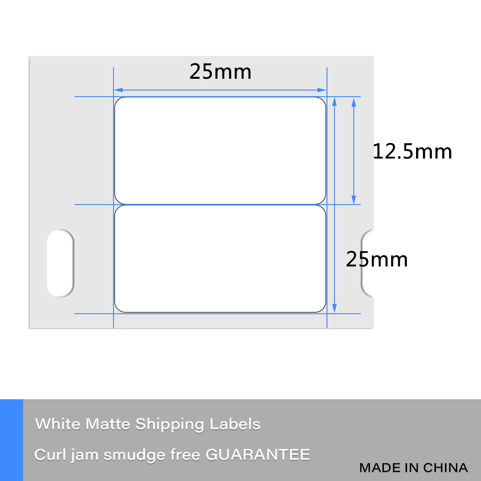 4 Rolls 1/2″x1″ Extra-Small Multi-Purpose Direct Thermal 1000 Labels 30333