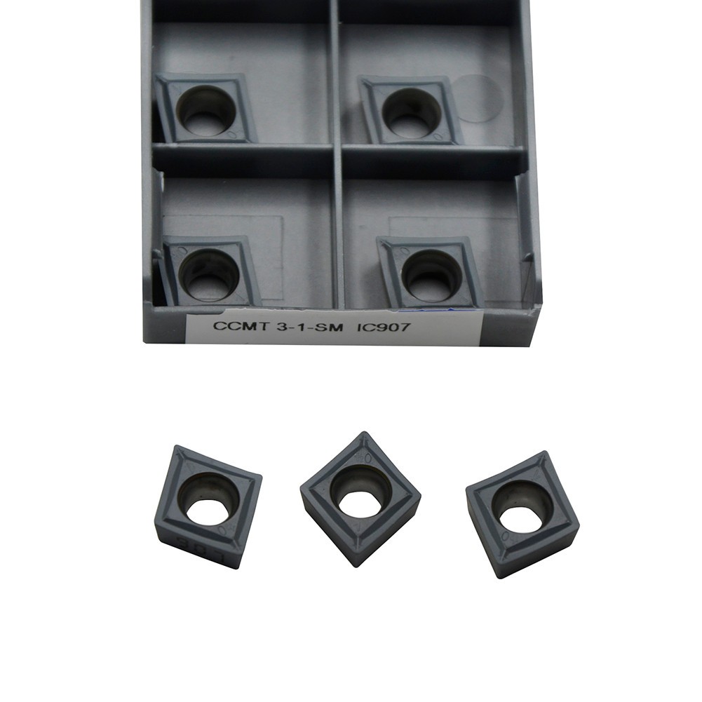 20pcs CCMT09T304 SM CCMT3-1 SM IC907 CNC Carbide Insert CCMT insert CNC blade
