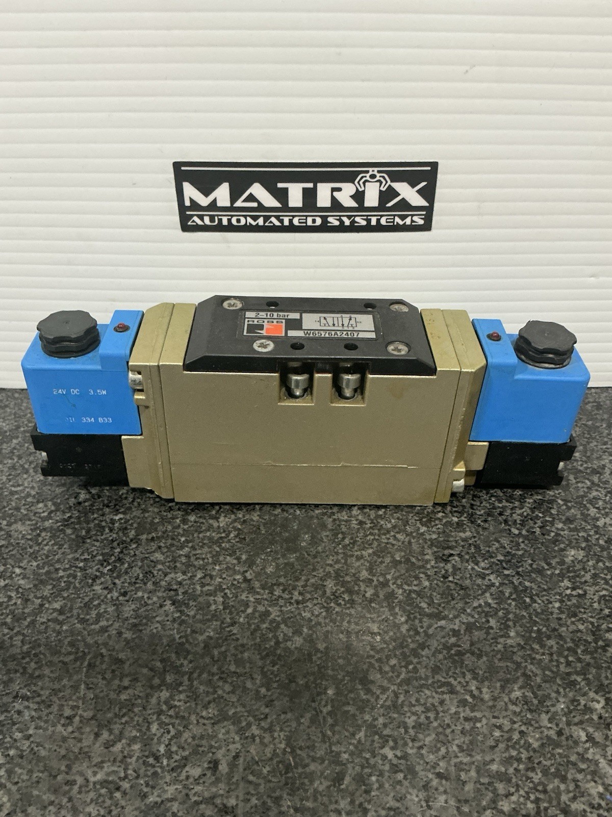 Ross W6576A2407 Pneumatic Double Solenoid Valve
