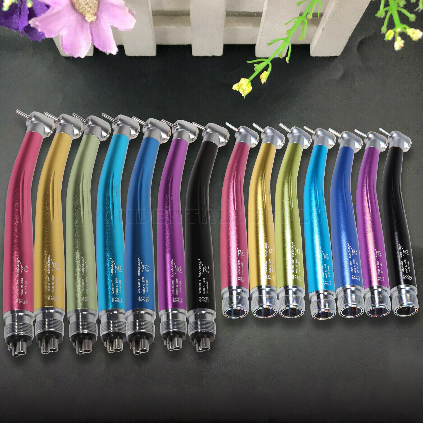 NSK PANA MAX Style Dental High Speed Handpiece Turbine 2/4Holes 7-Colors Rotor
