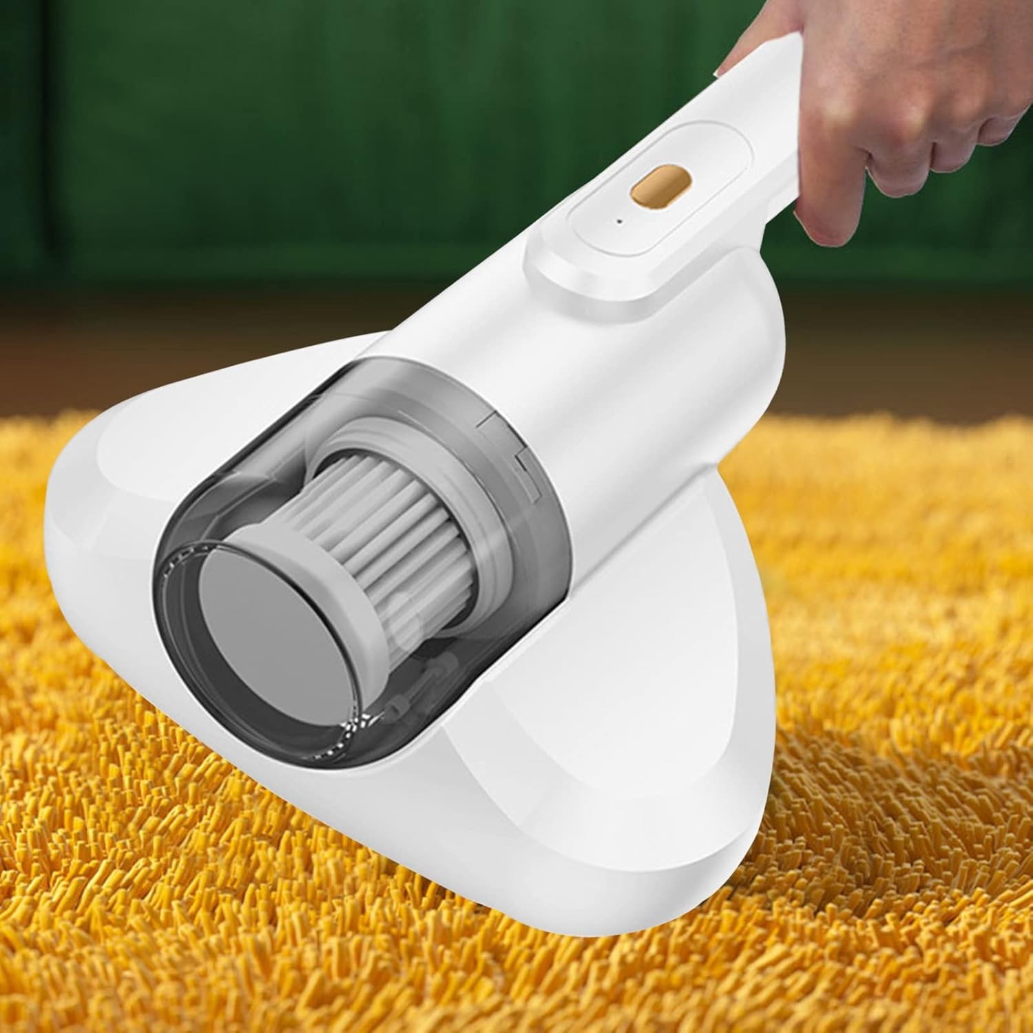 Handheld UV C Bed Vacuum Kills Bacteria Dust Mites Allergen Remover For Mattress