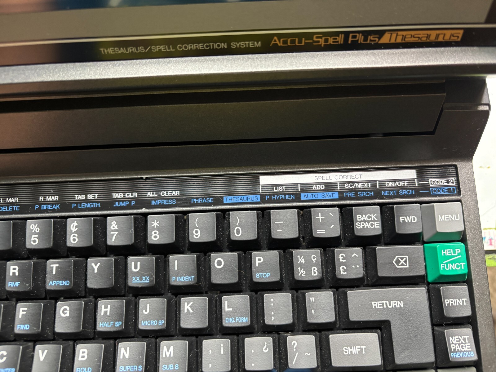 Panasonic Laptop Word Processor KX-WL50 Tested No Power Cable