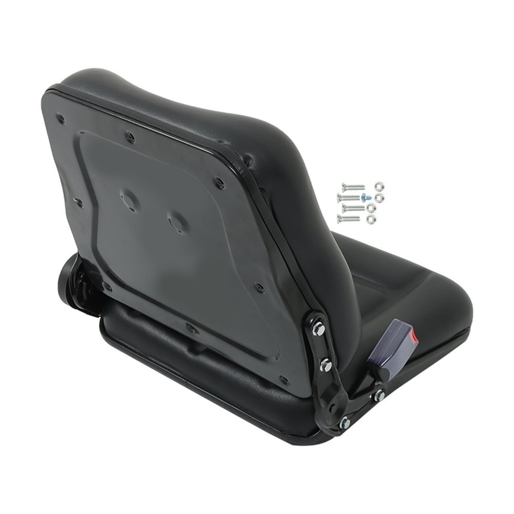 Universal Adjustable Forklift Tractor Seat Suspension Seat w/Safety Belt