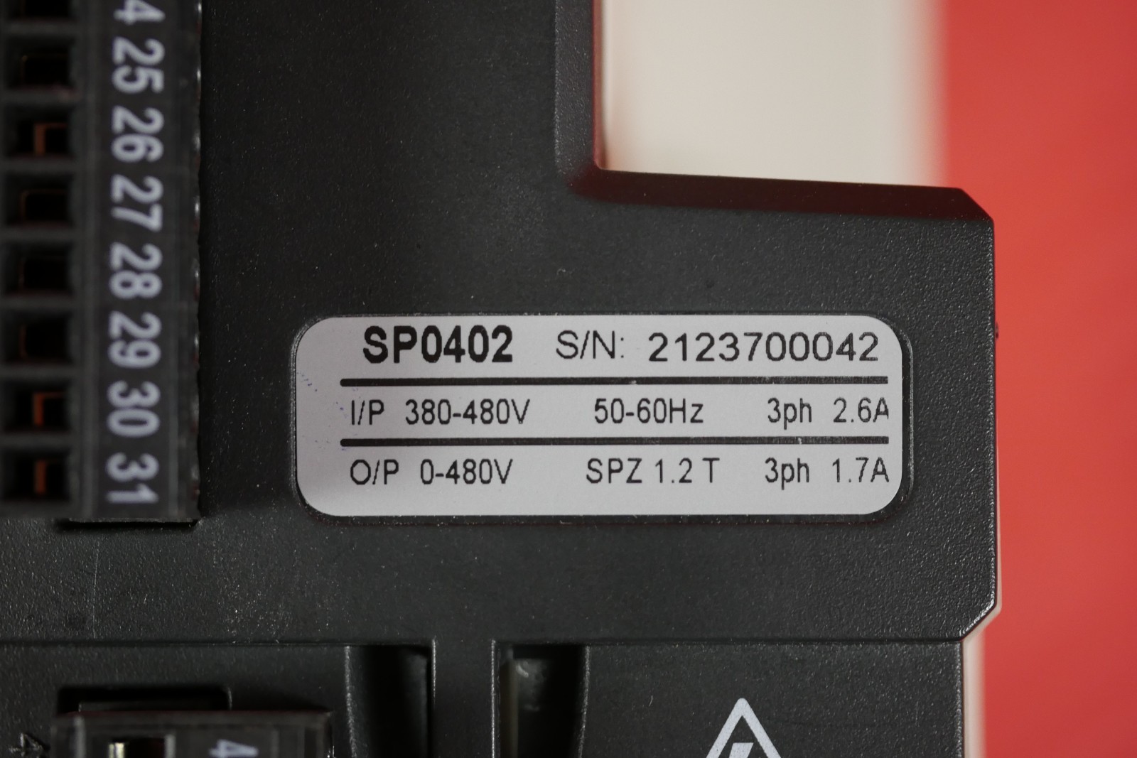 Control Techniques SP0402 Unidrive 3098-0006 0.55 + STDV44 EXCELLENT!!!