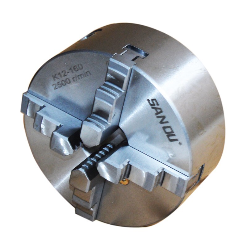4 Jaw Lathe Chuck 6″ Manual Chuck K12-160 Self-centering Lathe Tool Fixture