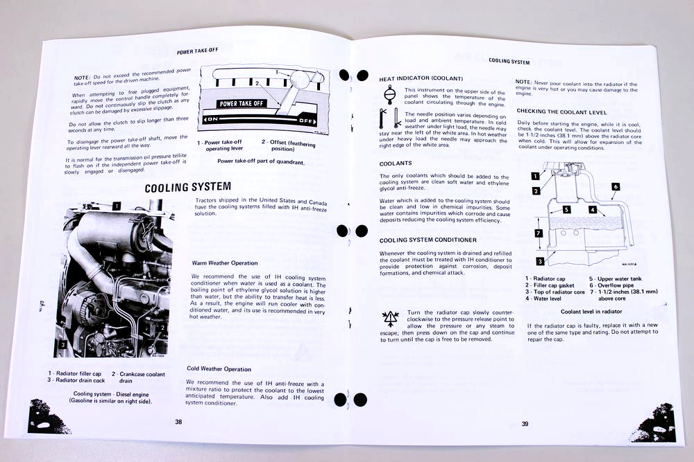 International 574 Tractor Owners Operators Manual Maintenance S/N 100,001-UP