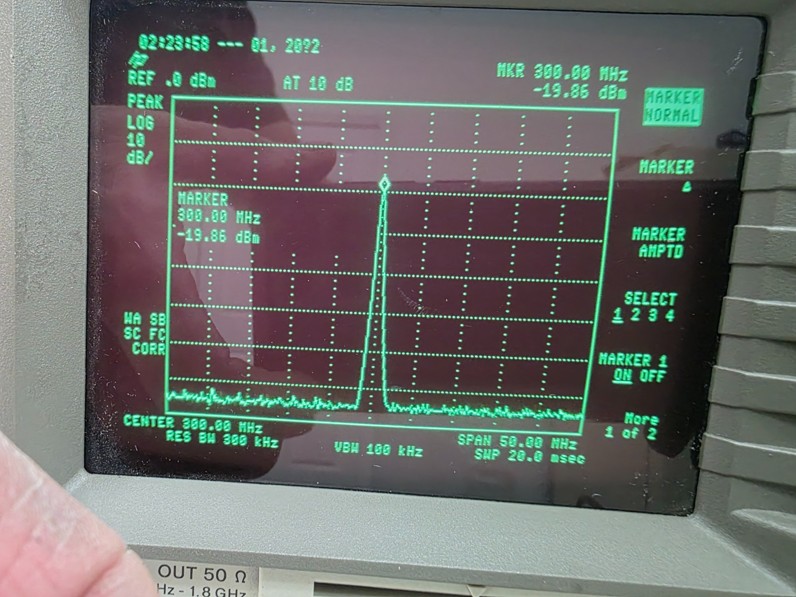 HP Agilent 8591E Spectrum Analyzer w/opt 4, 1 0, 41 Tracking Generator Nice