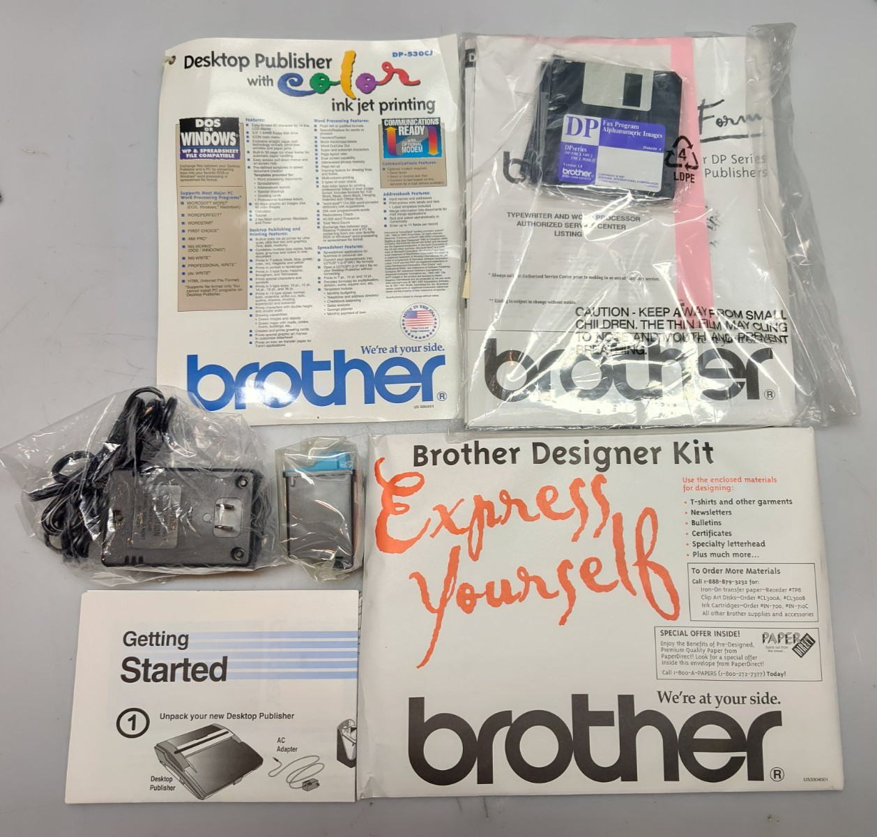 BNIB MINT BROTHER DP-530CJ Desktop Publisher NEVER USED, FULL SET
