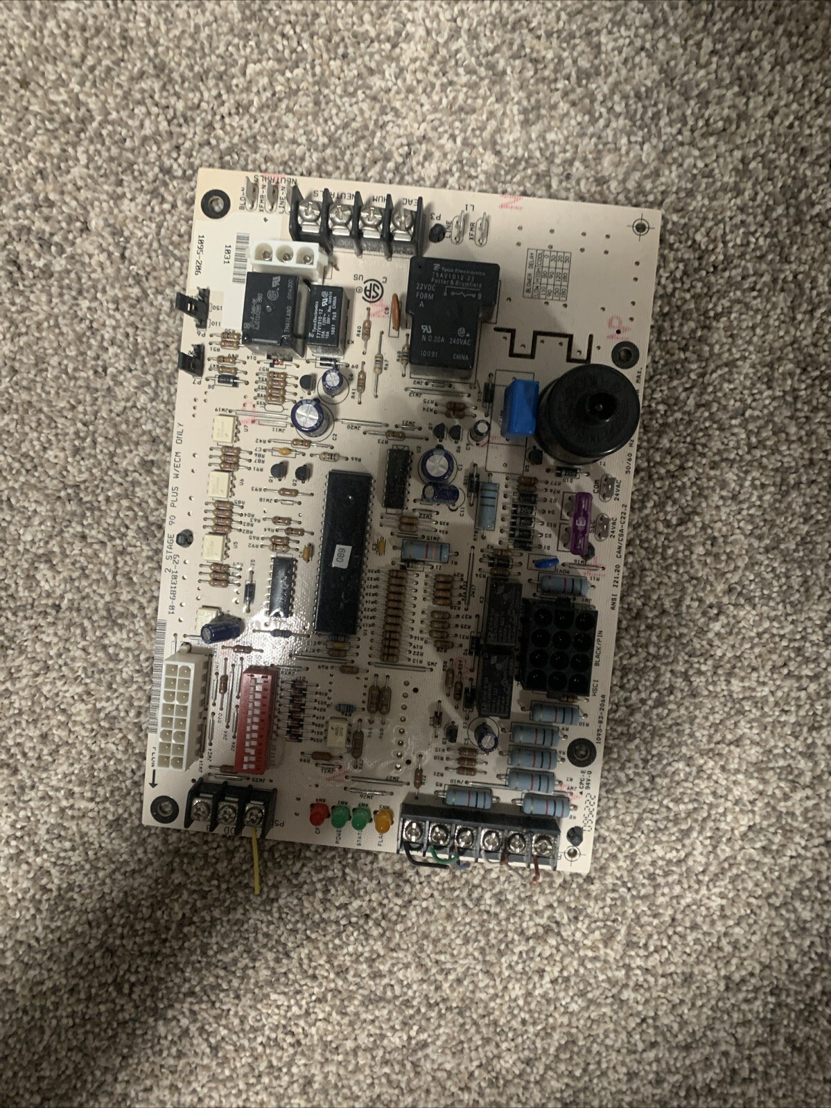 Rheem Ruud Weather King 62-103189-01 Furnace Control Circuit Board 1095-206