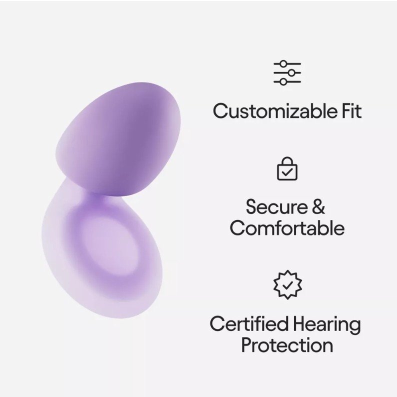 Loop Dream™ Earplugs for Deep Sleep, Napping and Snoring – Lilac