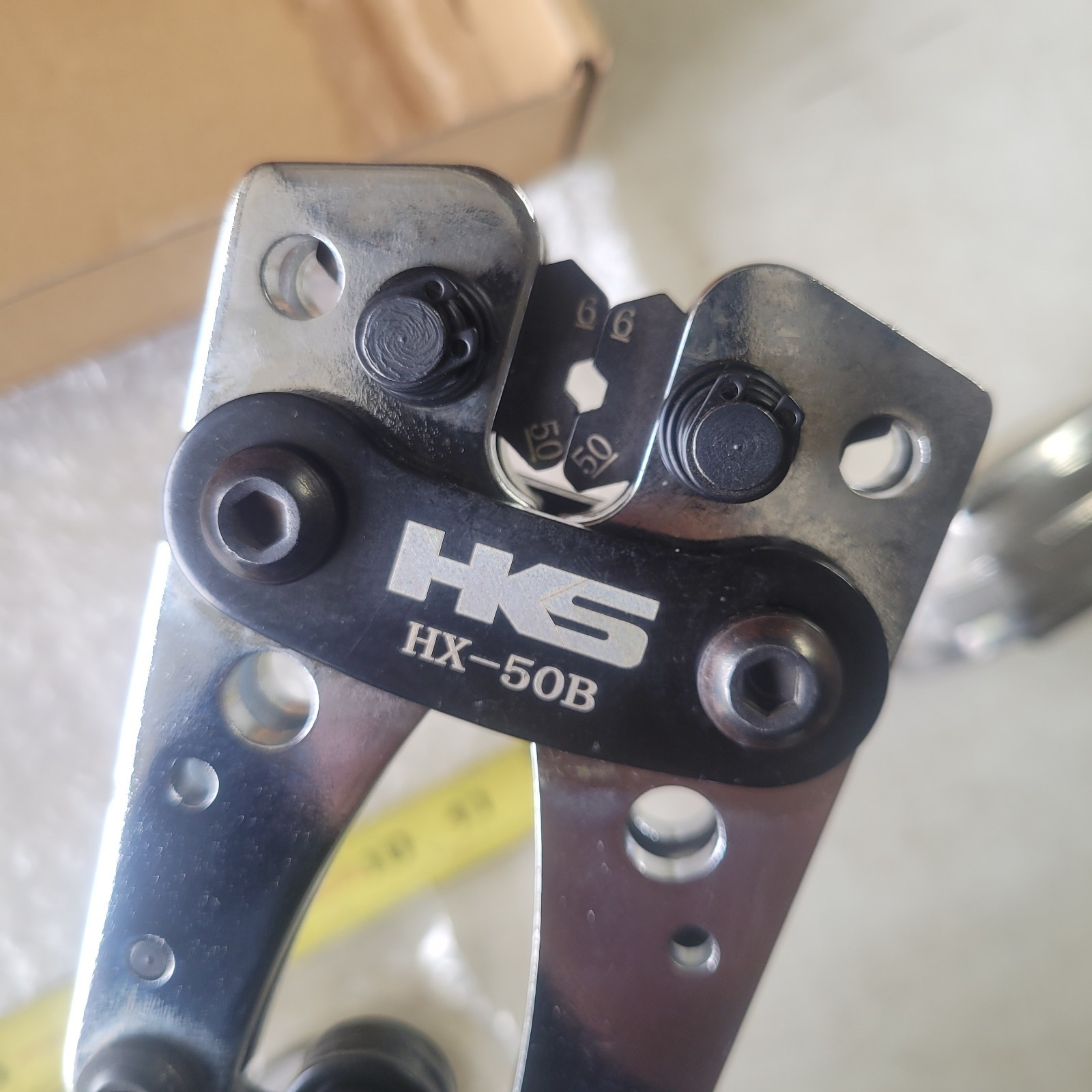 HKS HX-50B Battery Cable Lug Crimper Tool + Cutter Mechanic Tools
