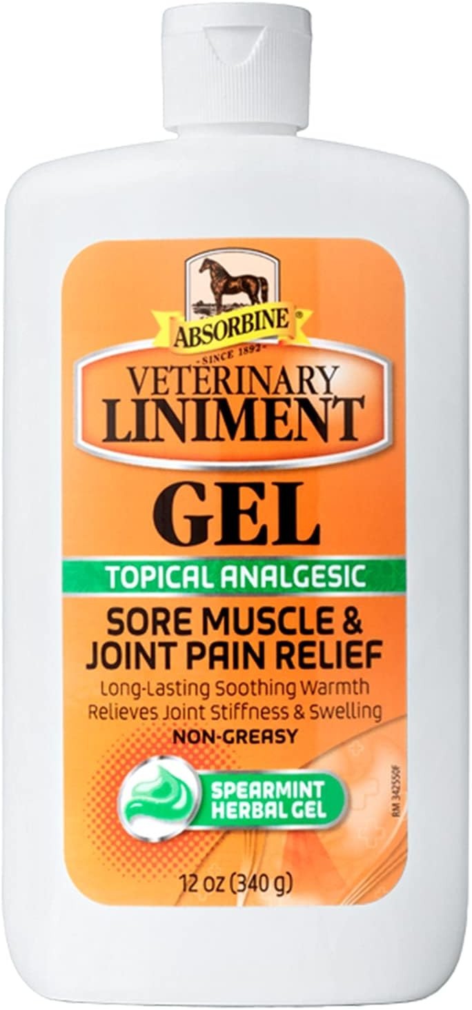 Absorbine Veterinary Liniment Gel 12 oz – free shipping!!!