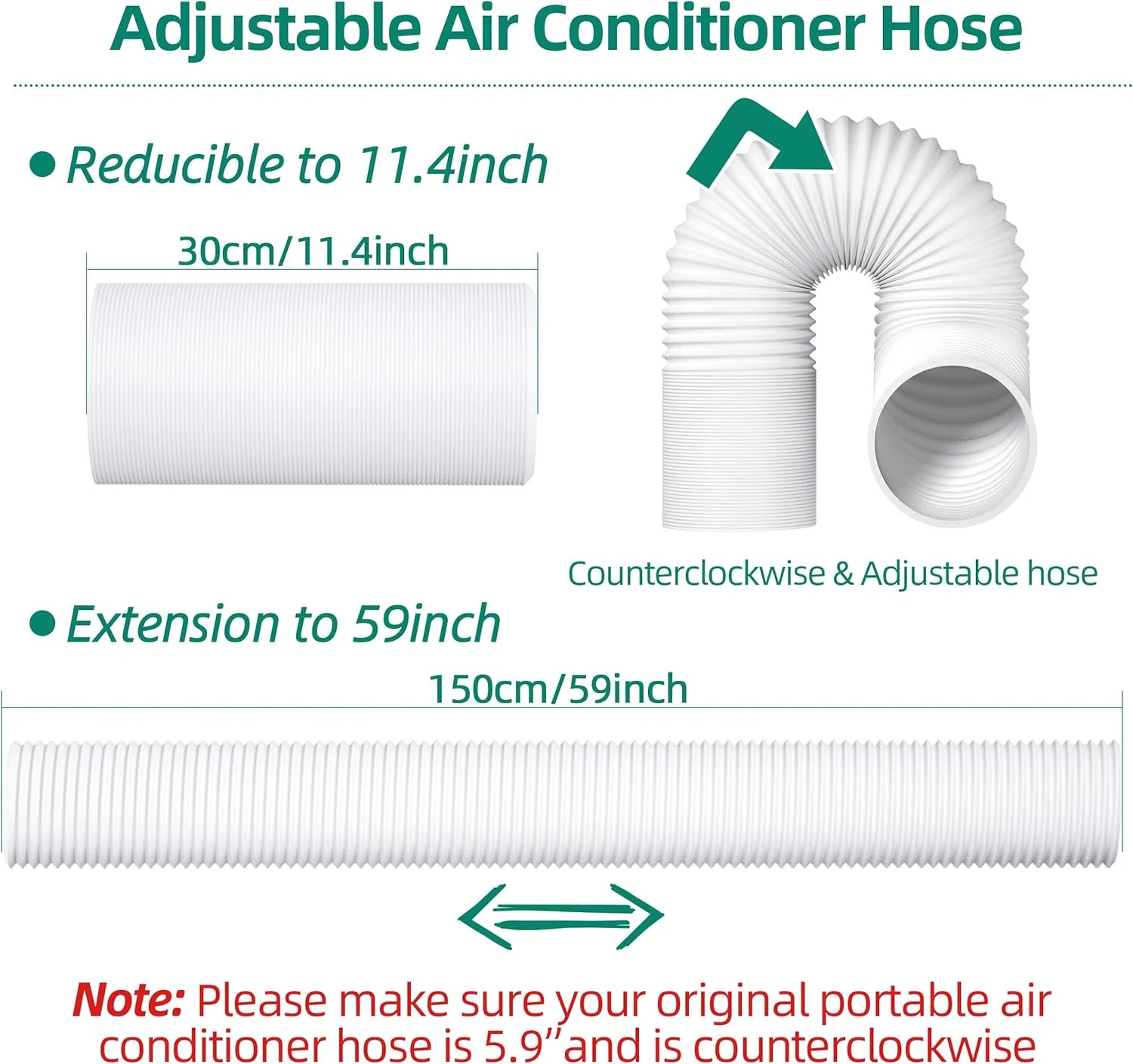 Portable Air Conditioner Window Kit: Adjustable Universal AC Seal Window Vent Ki