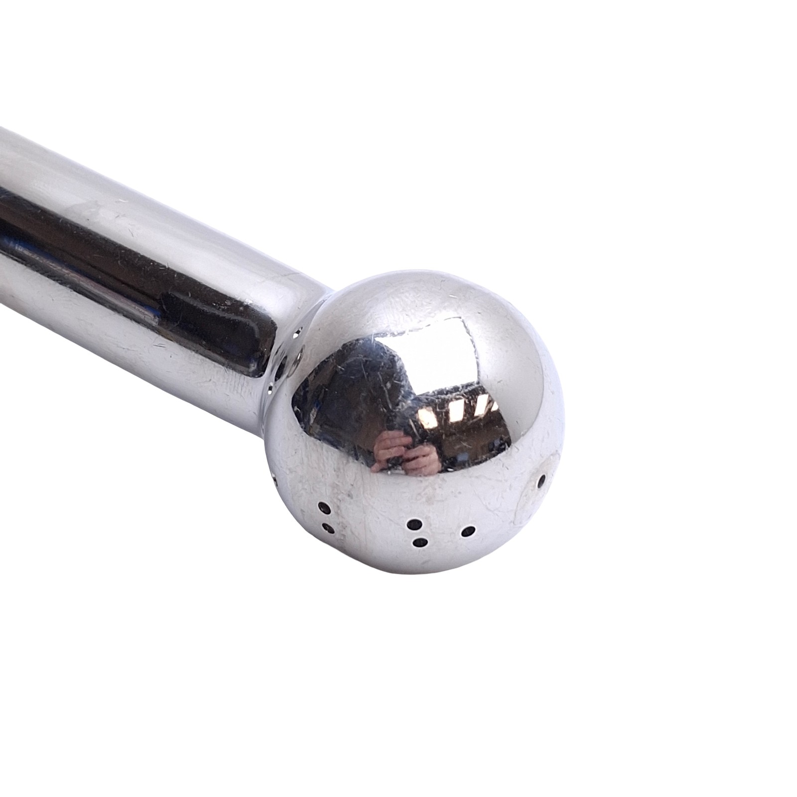 ISS Sanitary Supply Tube With Spray Ball, 1/2in Tri-Clamp 8.12in Internal Length