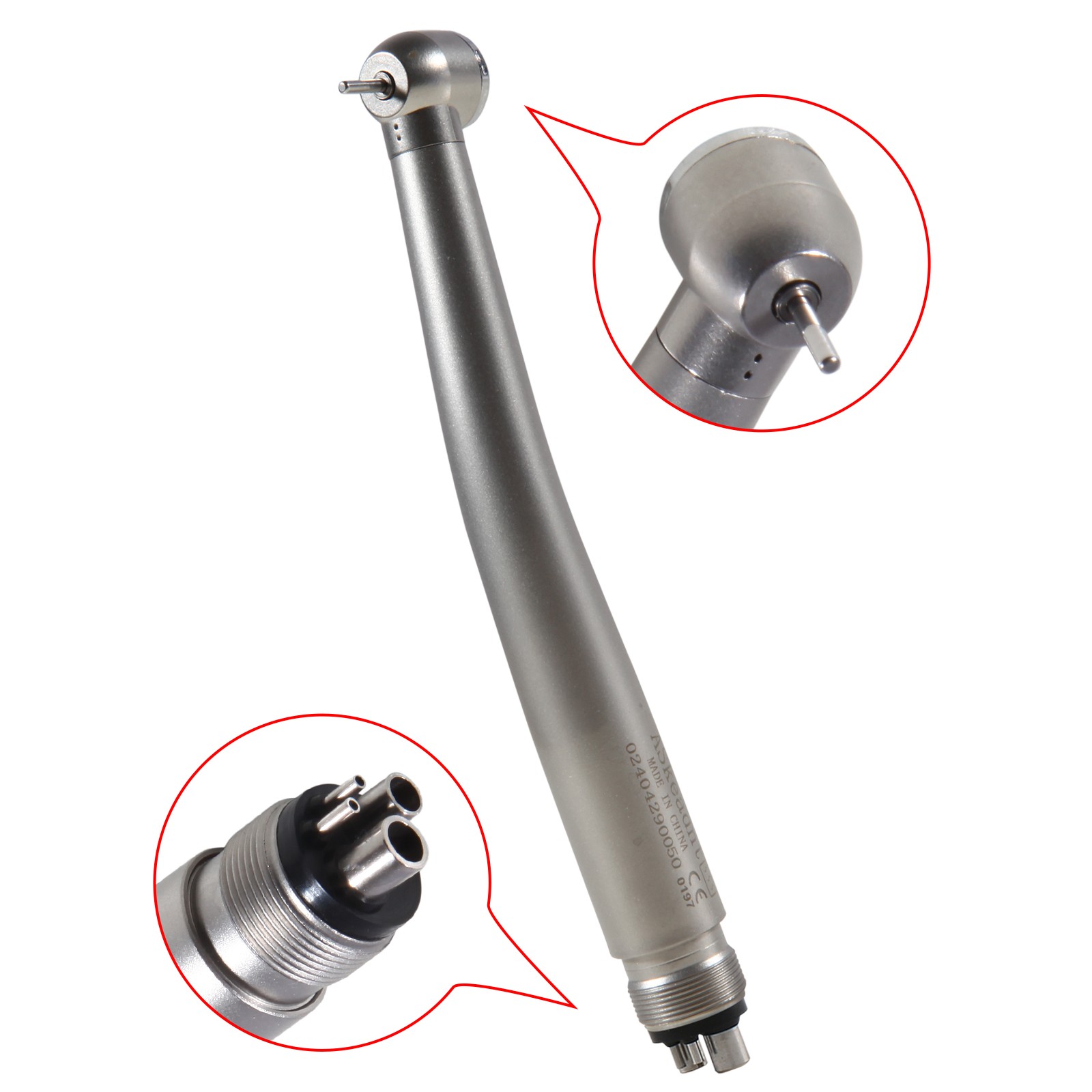 NSK PANA MAX Style Dental High Speed Handpiece Push Button 4Hole Clean Head BURR