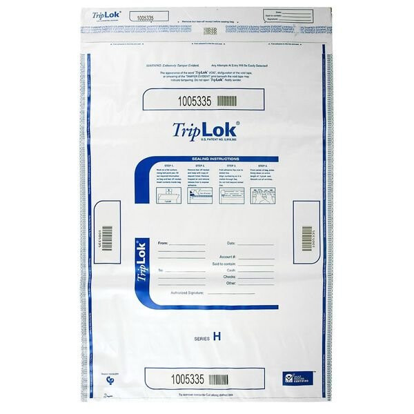 TripLOK Tamper Evident Bags Dimensions: 20″ x 28″ Includes 5 Bags Fast Ship