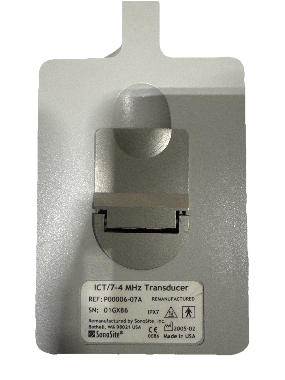 SonoSite ICT74 MHz Transducer Probe REF P0000607A Ultrasound G2U