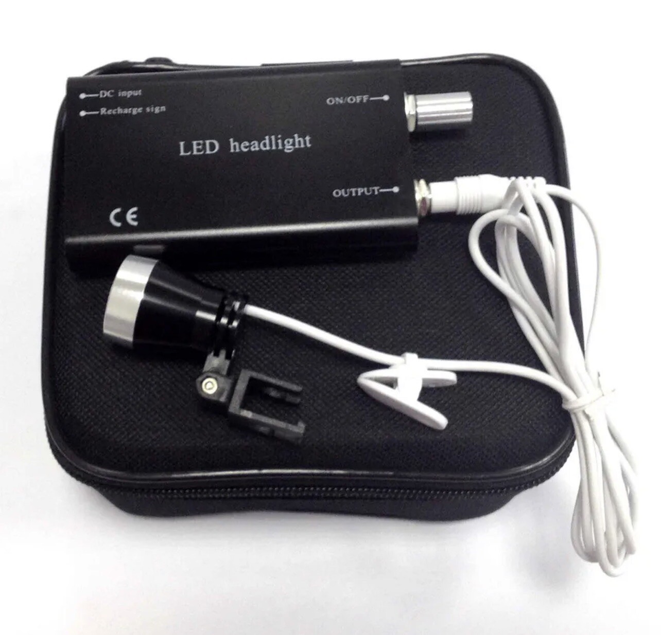 30 Days Warranty Dental Portable LED Headlight Surgical For Binocular Loupes.