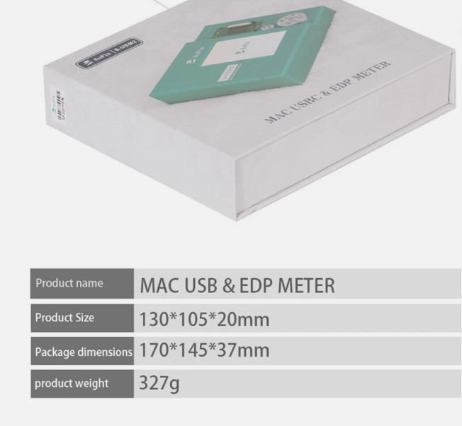 USBC & EDP Meter for EDP Connector of MacBook Logic Board for MacBook repairs