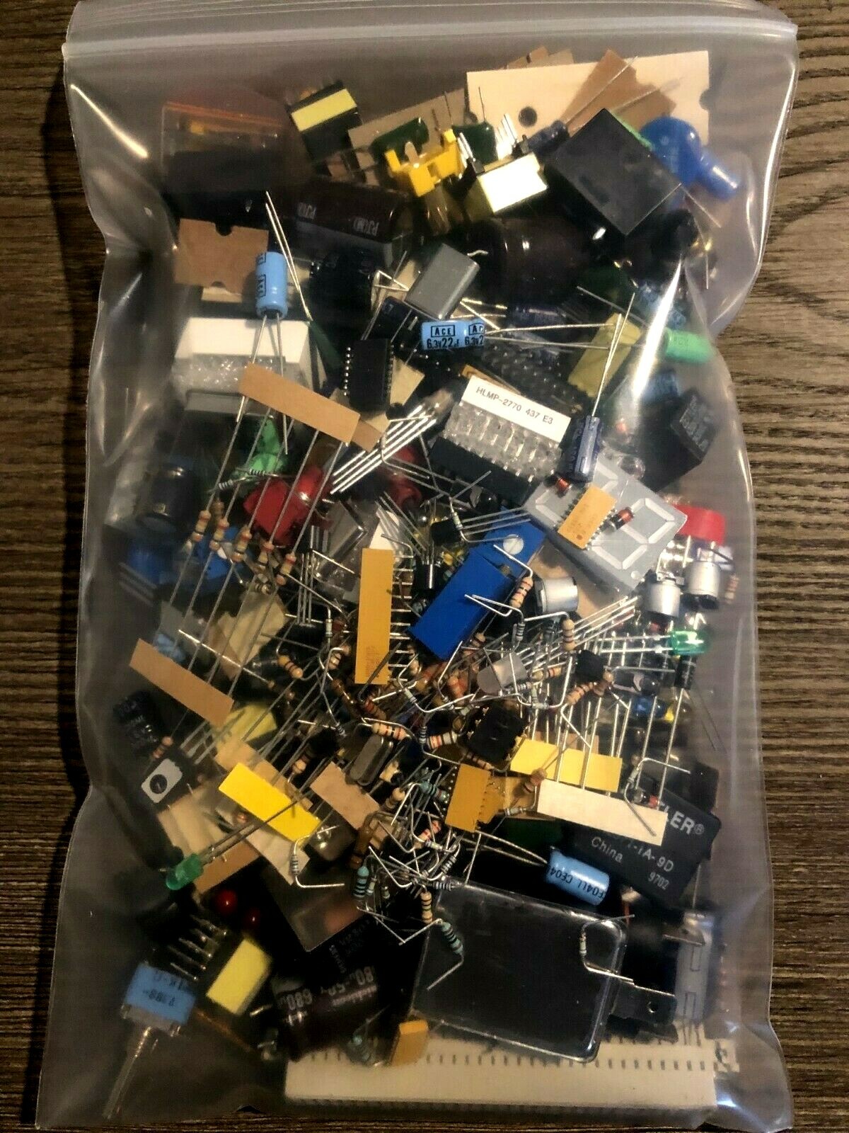 1 Lb Bag Unused Electronic Components Variety for DIY Tinkering & Prototyping
