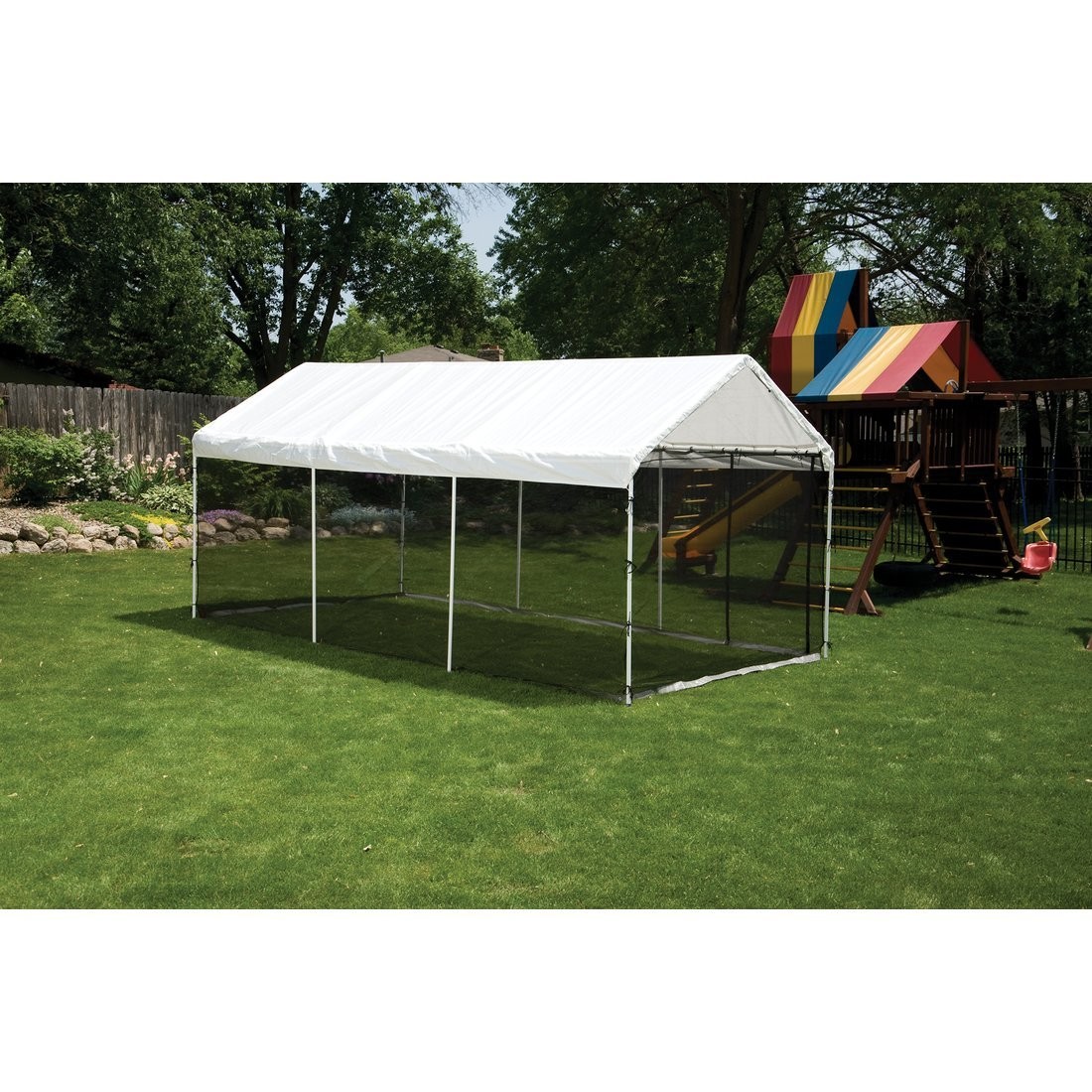 Rio Beach Shelterlogic Maxap Screen House Enclosure Kit 10 Ft. X 20 Ft. Frame