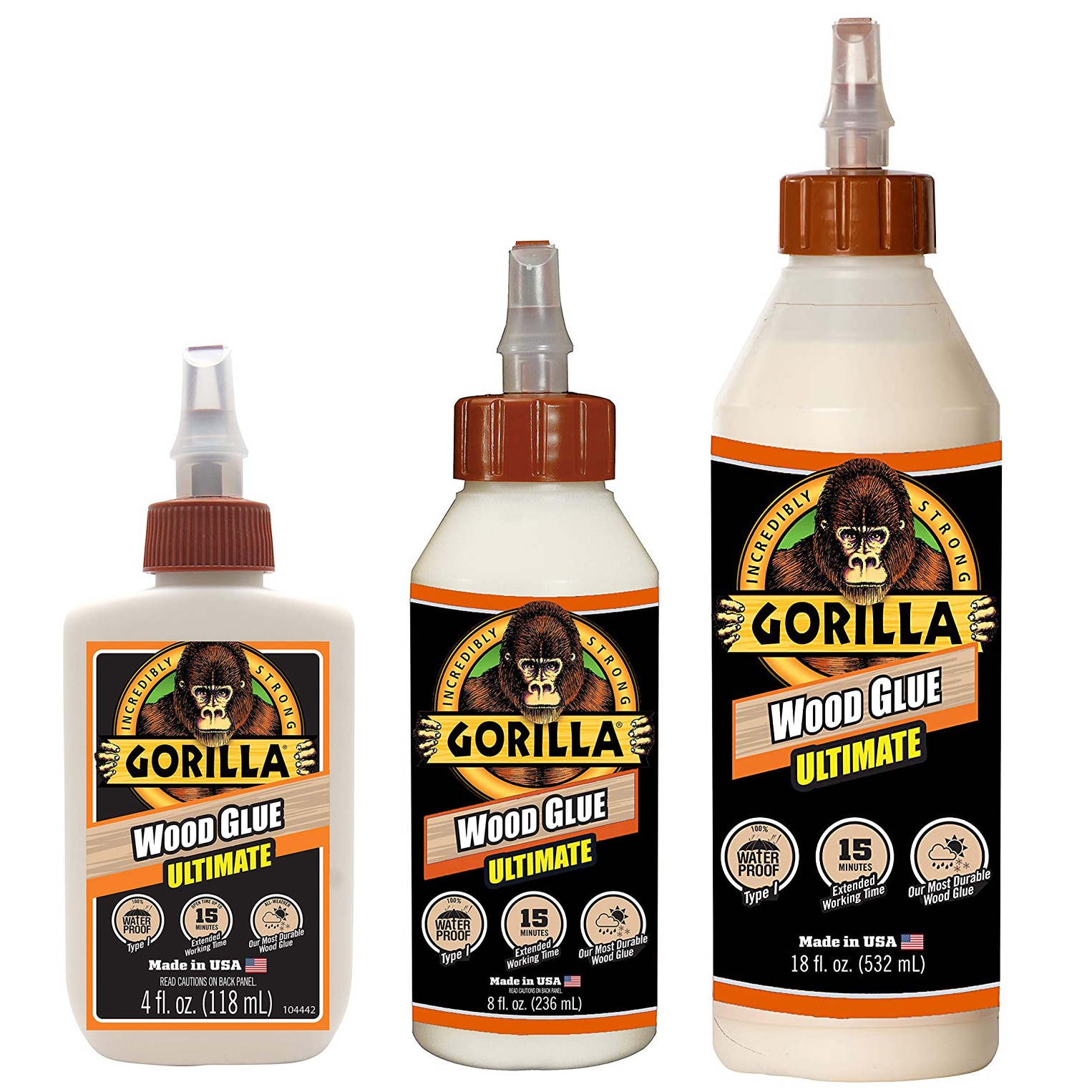 Gorilla Wood Glue Ultimate: 4 oz. bottle (White)