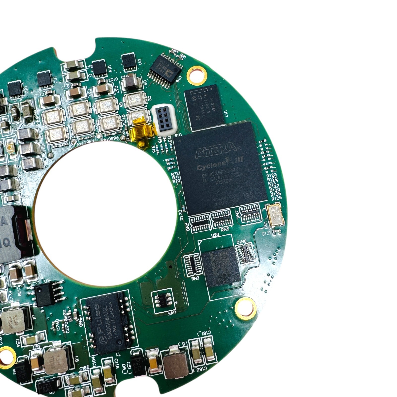 Velodyne VLP-16 82-8216 Round Bottom PCB Circuit Board P-2005 for LiDAR Sensor