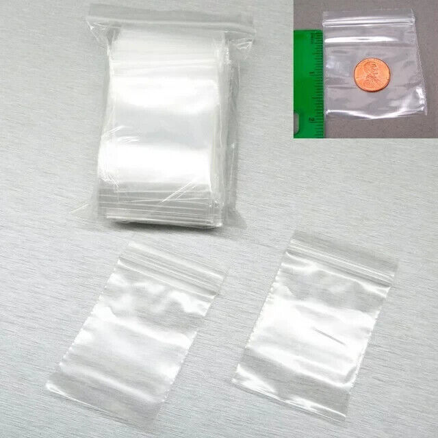 1000/PCS 2″x2″ Clear Reclosable Seal Bag Plastic Poly Zip Lock Bags Jewelry 2Mil