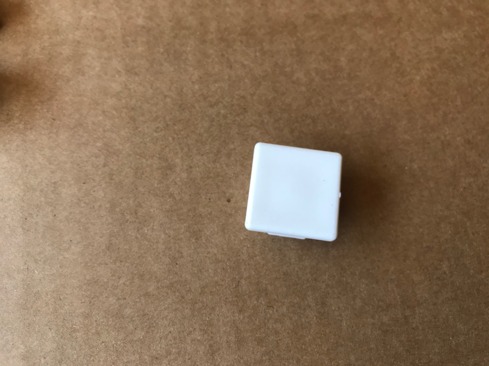 8 Pack – 1″x1″ Tubing Plastic Plug End Cap Rectangular Rectangle 1×1 White