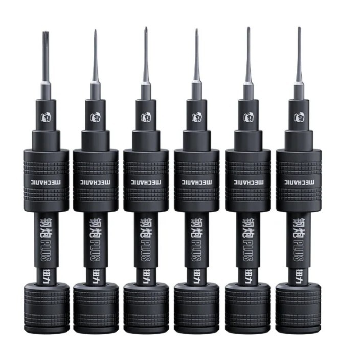 Mortar PLUS, TORQUE Screwdriver, 6pcs SET ANTI-SLIP Mechanic